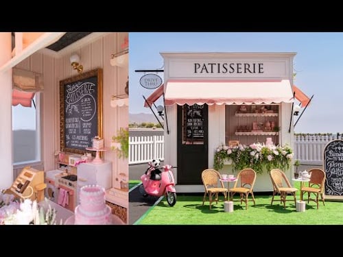 The Cutest Pink French Playhouse You've EVER seen.