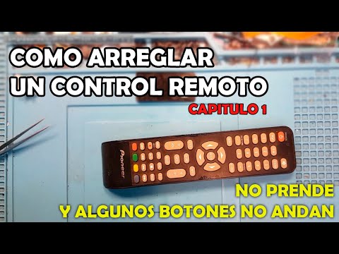 How to repair a remote control - Solution: It doesn't work and some buttons fail