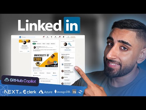 π΄ Letβs build a LinkedIn Clone with NEXT.JS 14! (Microsoft Azure, GitHub Copilot, MongoDB, TS)