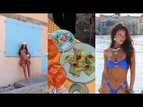 VLOG | Part 2 | Positano, St Tropez & Mykonos work trip with Outcast