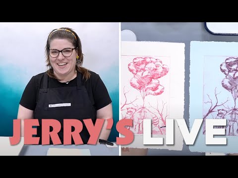 Jerry's LIVE Episode #JL368: Drypoint Etching and Printing
