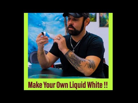 Make Liquid White Super Easy !! | Paintings By Justin
