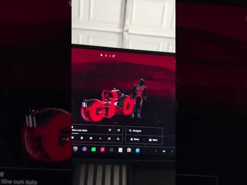 Tron mode in the Cybertruck is awesome!!