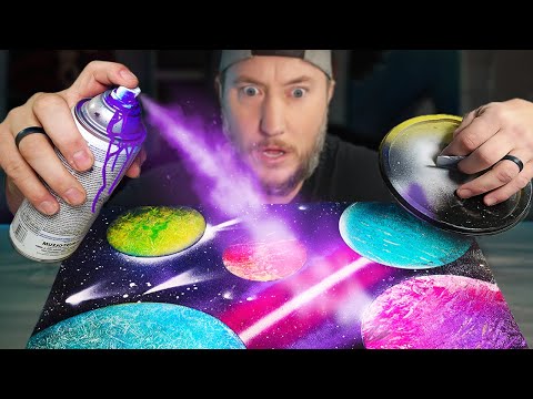 I Tried INSANE Spray Paint Art Tricks for the 1st Time