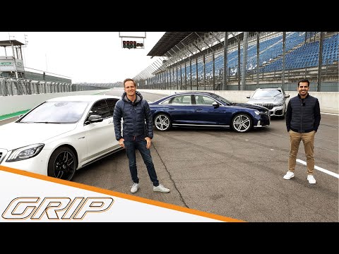 Luxus-Powerlimos: Audi S8, BMW M 760Li, Mercedes-AMG S 63 Teil 1 I GRIP
