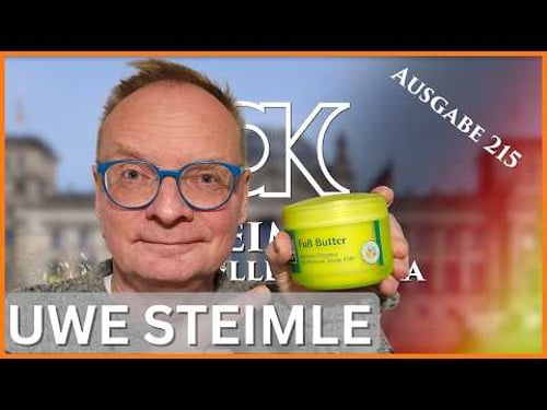 Baumwollsöckchen und Fußbutter / Steimles Aktuelle Kamera / Ausgabe 215 / Uwe Steimle