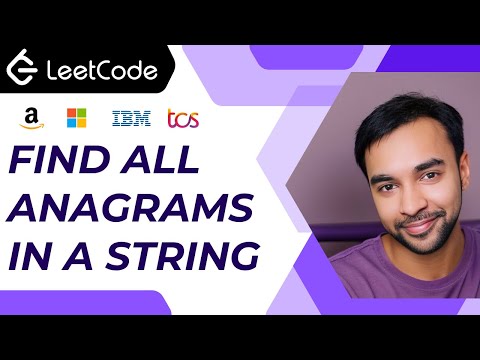 Find all anagrams in a string (LeetCode 438) | Sliding window approach with animations