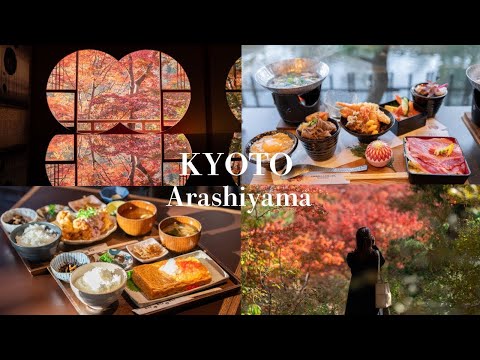 【Kyoto Arashiyama Trip】A Day Enjoying Gourmet Food and Autumn Foliage in Arashiyama