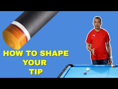 How To Shape Your Pool Cue Tip ~ My favorite Pool Cue Tip Tool (Pool Lessons)