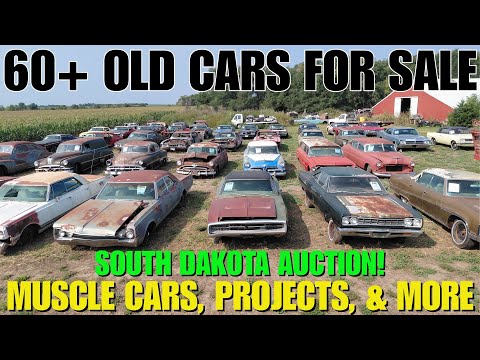 60 Old Cars For Sale at Auction | Wessington, South Dakota 2025