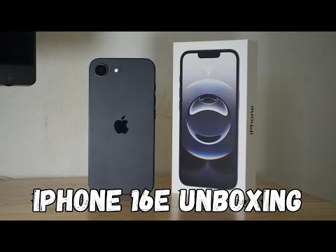 iPhone 16e Unboxing | Black