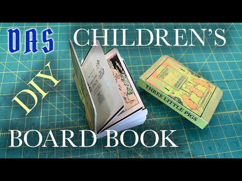 Bind Your Own Children's Board Book // Adventures in Bookbinding