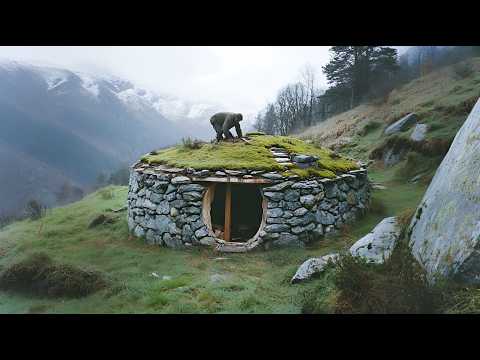 A Man Far in the Mountains Built a Round Shelter of Stone @Hadioutdooradventures