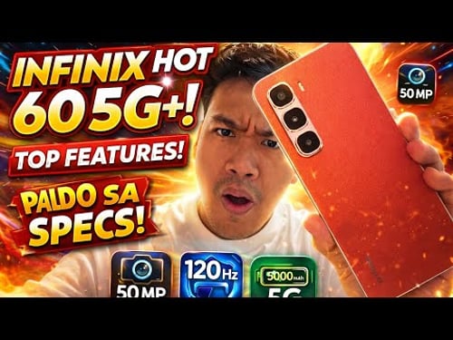 INFINIX HOT 60 5G+ TOP FEATURES: 7K PESOS 5G PHONE PALDO SA SPECS!