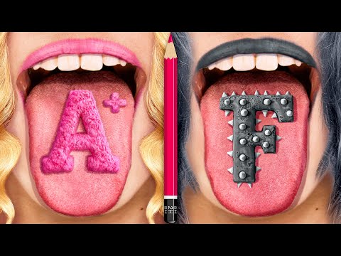 Guter Lehrer vs Böser Lehrer / Schlaue Schulgadgets & Lustige Situationen