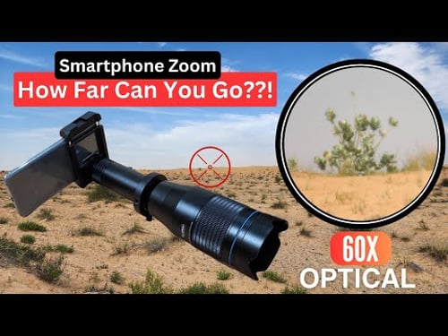 I Tried The Largest Zoom Len On A Smartphone! - Apexel 60x (Review)
