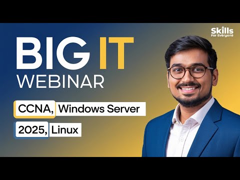 Start Your IT Career in 2025 | Learn CCNA, Linux, Cloud, Cybersecurity | Skills for Everyone