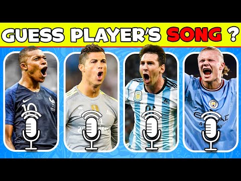 Guess Player Who Owns SONG🎼Ronaldo Song, Neymar Song, Messi Song, Mbappe Song (with music)