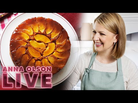 How to Make Caramel Apple Upside Down Cake! LIVE w/ Anna Olson