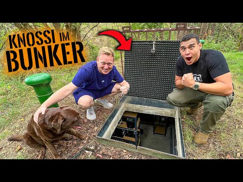 KNOSSI im PREPPER BUNKER | Roomtour und 24h Stream Planung | Survival Mattin