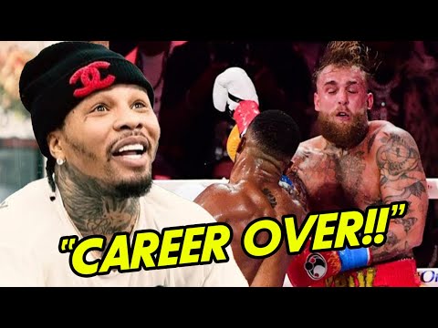 KARMA! JAKE PAUL SUFFERS CAREER ENDING INJURY AFTER GERVONTA DAVIS DUCK! STUNTMAN ACT ENDS!