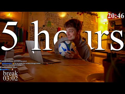 LIVE | 5-HOUR study with me 📚⛈️ rain sounds & pomodoro timer 60 & 10