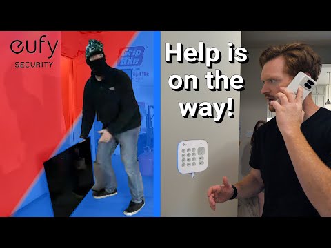 Advanced 24/7 Professional Monitoring With Local Video Alarm System, eufy ExpertSecure System