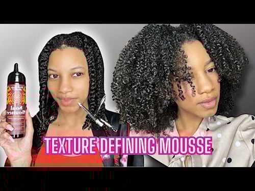 SUPER DEFINED TWISTOUT USING MOUSSE | Natural Hair Tutorial