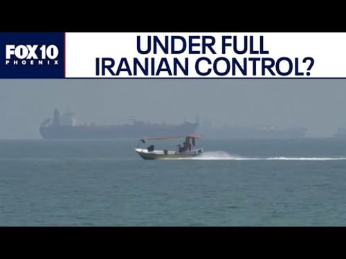 Trump says Iran 'can't blackmail us' with new closure of Strait of Hormuz | FOX 10 Phoenix