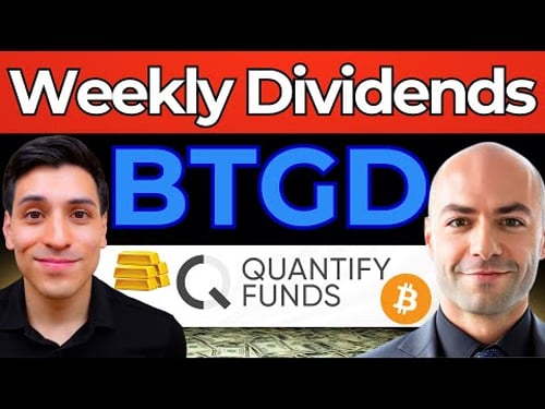 This 1 ETF Will Soon Have WEEKLY Dividends from Bitcoin & Gold (BTGD Review)