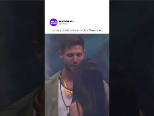 O papo da Jordana com o Jonas 👀 | BBB 26 | Multishow | #Shorts