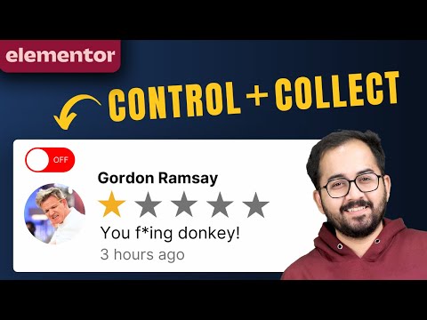 Add & Control Site Reviews in Elementor (FREE)