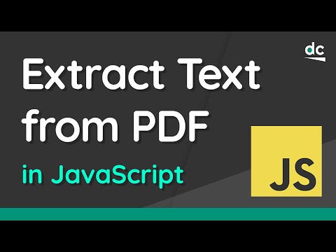 How to Extract Text from a PDF Document Using JavaScript & Express.js