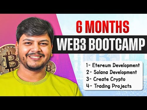 6-Month Live Blockchain Bootcamp: Ethereum and Solana Blockchain | Hindi