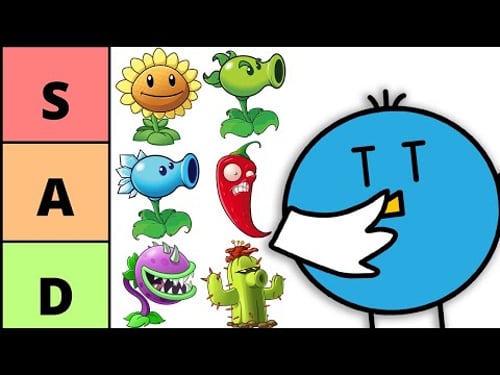 Every Plants Vs Zombies Plant Ranked....