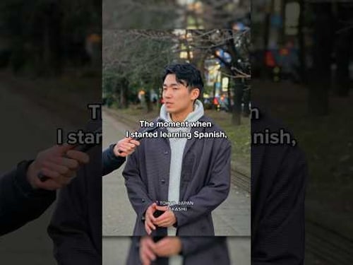 Japanese man speaking Spanish