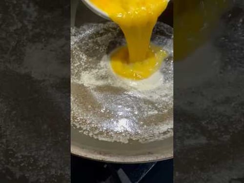 Simple Ham and Cheese Omelette + Fried Bananas! 🍳🧀 | Breakfast #shorts #shortsvideo #omelette