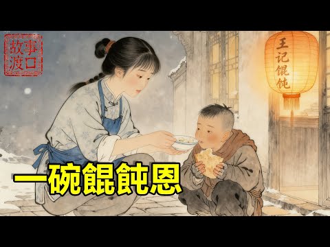 馄饨铺老板女儿總是偷偷送小乞丐热馄饨,十年後,状元郎带万辆黄金守在店門口:「阿姐,我回來報恩了」【故事渡口】#民間故事 #故事分享 #故事