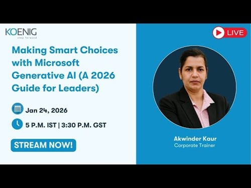 Making Smart Choices with Microsoft Generative AI (A 2026 Guide for Leaders)