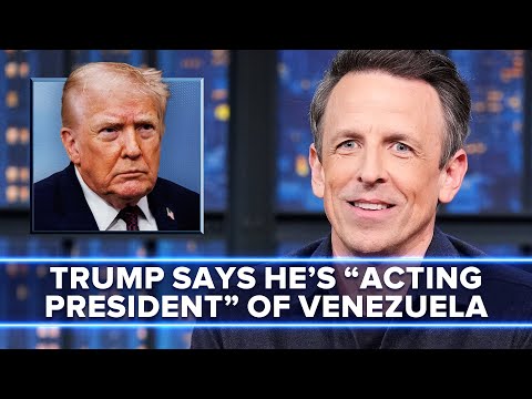 Trump Claims He's Venezuela's "Acting President"