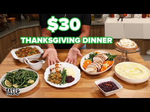 Can This Private Chef Make A Thanksgiving Meal For 6 For $30 • Tasty