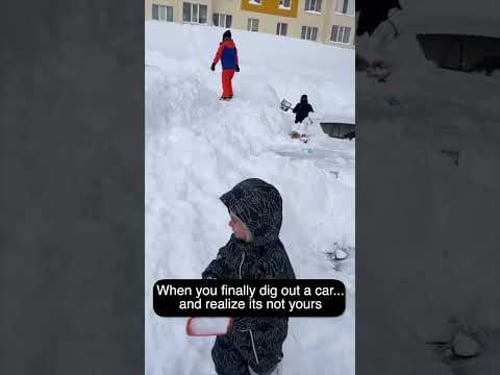 Kamchatka, Russia, snowdrifts are insane