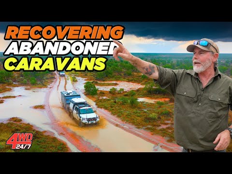 FLOODED & Caravans Stuck in Outback Campsite with MORE RAIN COMING!