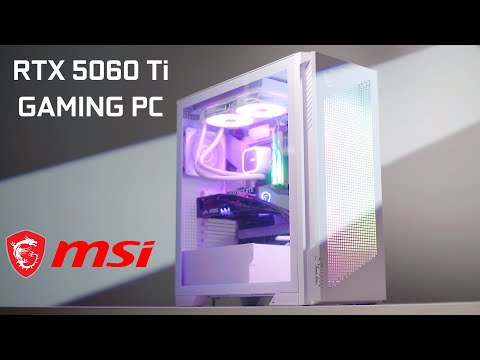 Here is our MSI Summer Gaming PC build with the RTX 5060i ti.