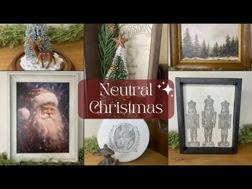 Turning Thrift Store Finds into Neutral Christmas Treasures!