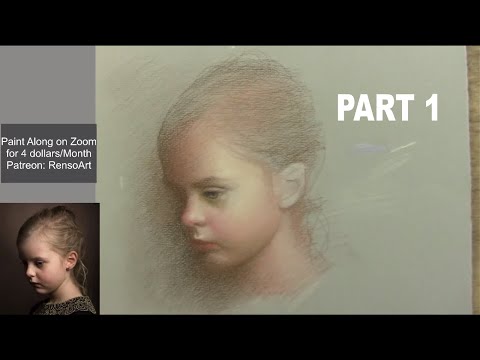 Discovering The Power Of Pastel Pencils In Portrait Art - Part 1