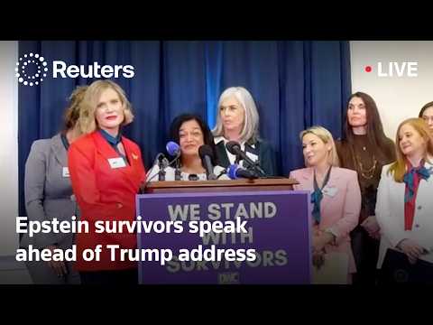 LIVE: Democratic lawmakers, Epstein survivors hold press conference