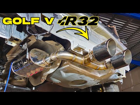 FABRICO un ESCAPE con SALIDAS R32 y SILENCIOSO con VÁLVULA para GOLF IV GTI 🚗💨
