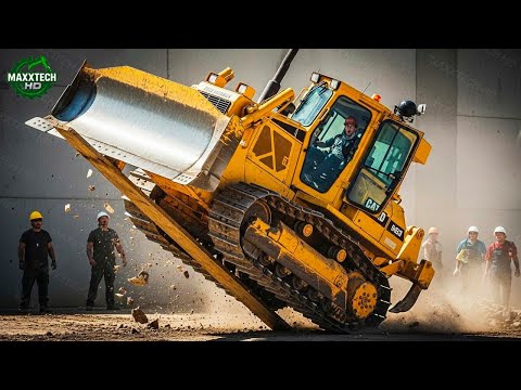 Jaw-Dropping Bulldozer Operator Skills Caught on Camera So Crazy You’d Think They’re Fake! #49
