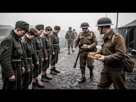 Teenage German Soldiers "WAITED" for Execution at Dawn- British Shocked Them With Hamburger Instead